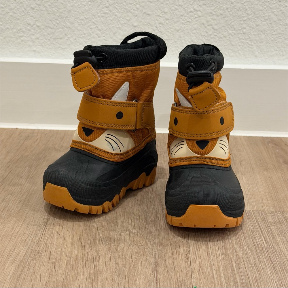 Cat & Jack Kids Fox Face Boots | Size 4